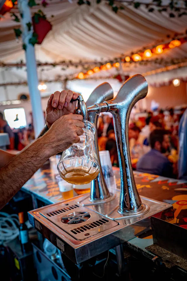 Grifo de cerveza de la barra